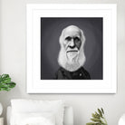 Charles Darwin by Rob Snow on GIANT ART - gray digital painting