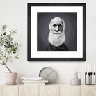 Charles Darwin by Rob Snow on GIANT ART - gray digital painting