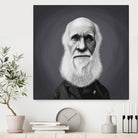 Charles Darwin by Rob Snow on GIANT ART - gray digital painting