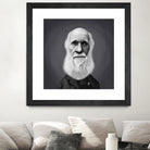 Charles Darwin by Rob Snow on GIANT ART - gray digital painting