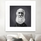 Charles Darwin by Rob Snow on GIANT ART - gray digital painting