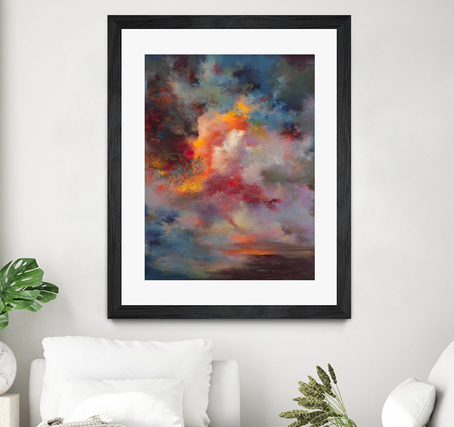 Sunset (#7004) by Rikka Ayasaki on GIANT ART - orange digital painting