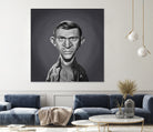 Steve McQueen by Rob Snow on GIANT ART - gray digital painting