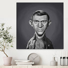 Steve McQueen by Rob Snow on GIANT ART - gray digital painting