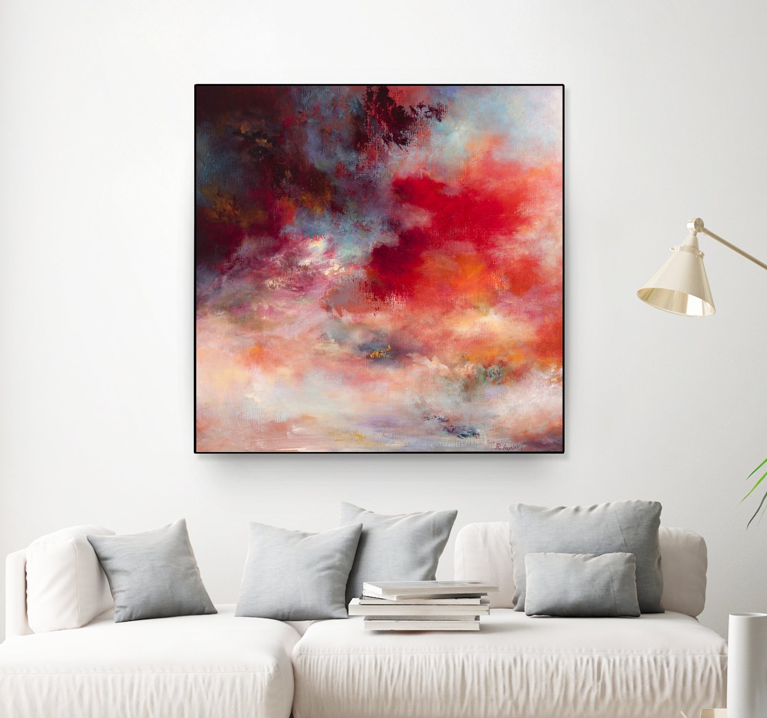 Sunset(# 7003) by Rikka Ayasaki on GIANT ART - red digital painting