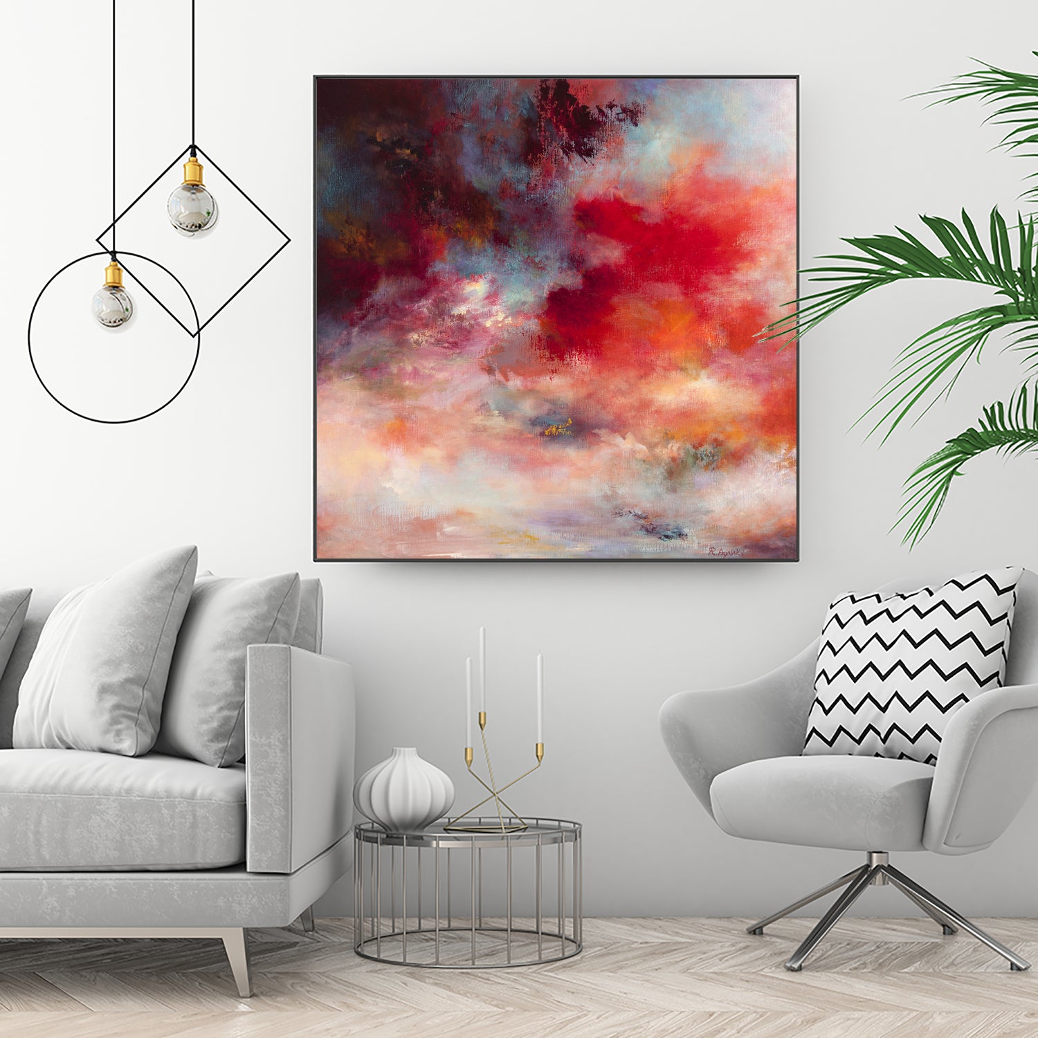 Sunset(# 7003) by Rikka Ayasaki on GIANT ART - red digital painting