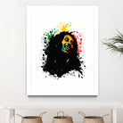 Bob Marley splatter art by sarta . on GIANT ART - white vector illustration