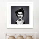 Ava Gardner by Rob Snow on GIANT ART - gray digital painting