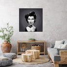 Ava Gardner by Rob Snow on GIANT ART - gray digital painting