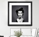 Ava Gardner by Rob Snow on GIANT ART - gray digital painting