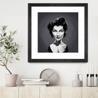 Ava Gardner by Rob Snow on GIANT ART - gray digital painting