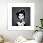 Ava Gardner by Rob Snow on GIANT ART - gray digital painting