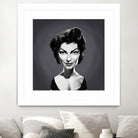 Ava Gardner by Rob Snow on GIANT ART - gray digital painting