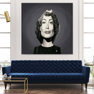 Joan Crawford by Rob Snow on GIANT ART - gray digital painting