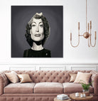 Joan Crawford by Rob Snow on GIANT ART - gray digital painting