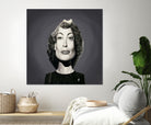 Joan Crawford by Rob Snow on GIANT ART - gray digital painting