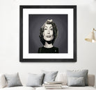 Joan Crawford by Rob Snow on GIANT ART - gray digital painting