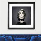 Joan Crawford by Rob Snow on GIANT ART - gray digital painting