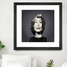 Joan Crawford by Rob Snow on GIANT ART - gray digital painting