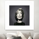 Joan Crawford by Rob Snow on GIANT ART - gray digital painting