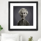 Frank Lloyd Wright by Rob Snow on GIANT ART - gray digital painting