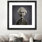 Frank Lloyd Wright by Rob Snow on GIANT ART - gray digital painting