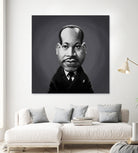 Martin Luther King by Rob Snow on GIANT ART - gray digital painting