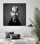 Martin Luther King by Rob Snow on GIANT ART - gray digital painting