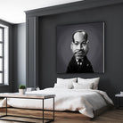 Martin Luther King by Rob Snow on GIANT ART - gray digital painting