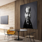 Martin Luther King by Rob Snow on GIANT ART - gray digital painting