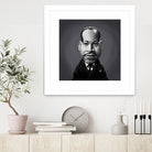 Martin Luther King by Rob Snow on GIANT ART - gray digital painting