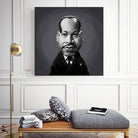 Martin Luther King by Rob Snow on GIANT ART - gray digital painting