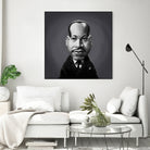 Martin Luther King by Rob Snow on GIANT ART - gray digital painting