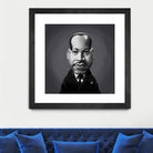 Martin Luther King by Rob Snow on GIANT ART - gray digital painting