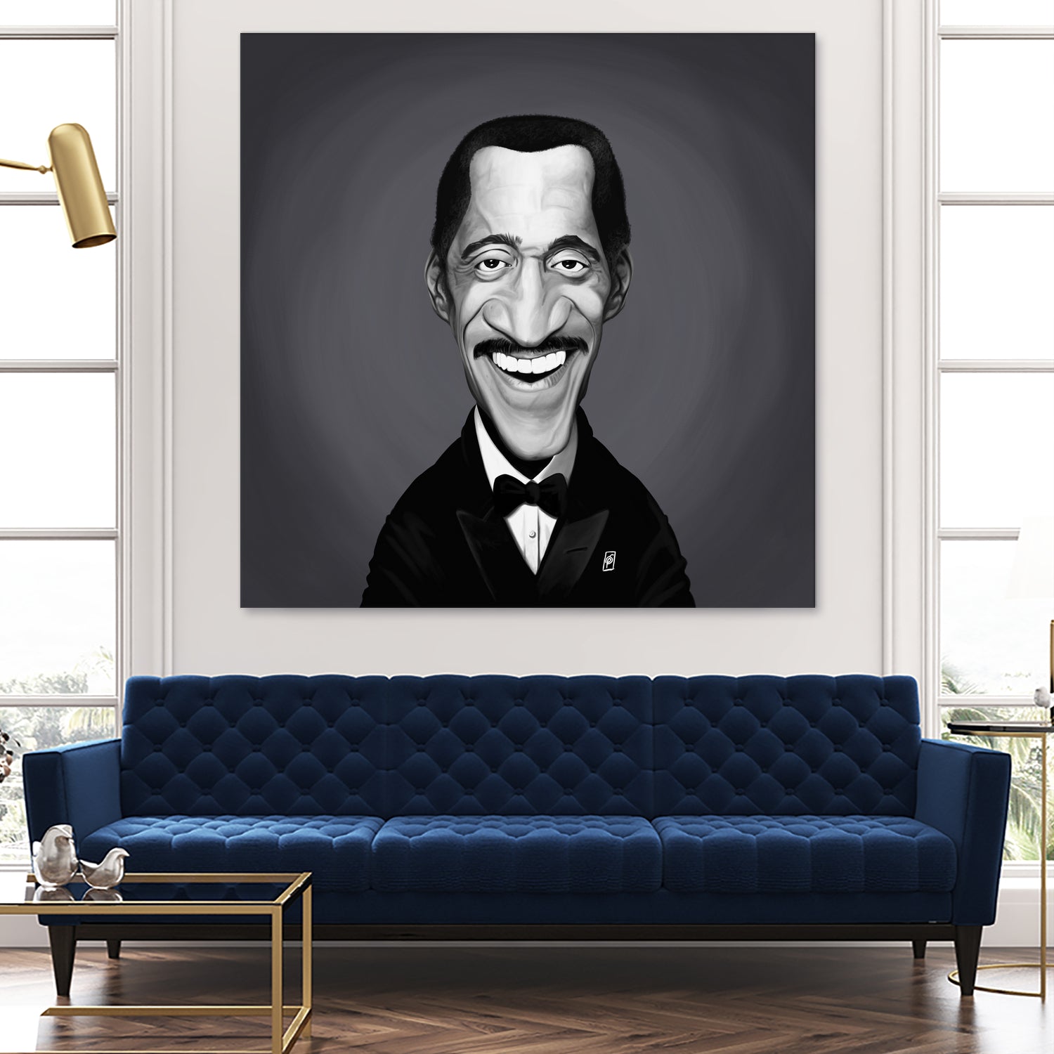 Sammy Davis Jnr by Rob Snow on GIANT ART - gray digital painting