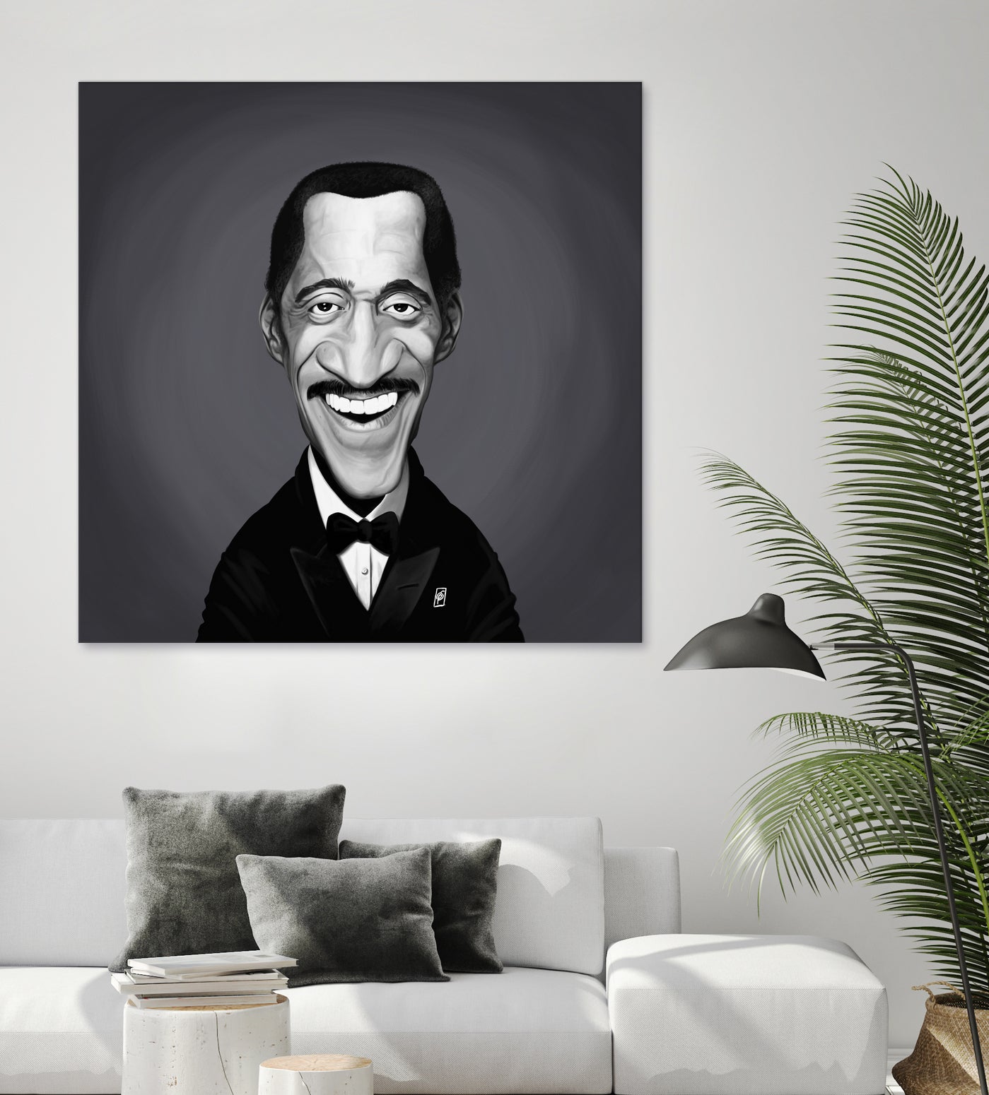 Sammy Davis Jnr by Rob Snow on GIANT ART - gray digital painting