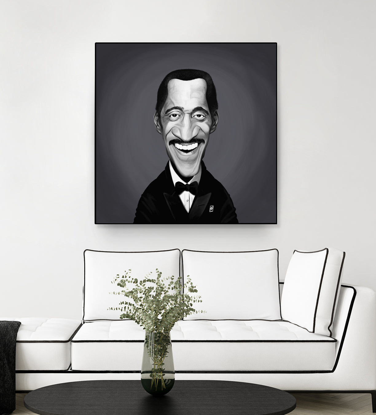 Sammy Davis Jnr by Rob Snow on GIANT ART - gray digital painting