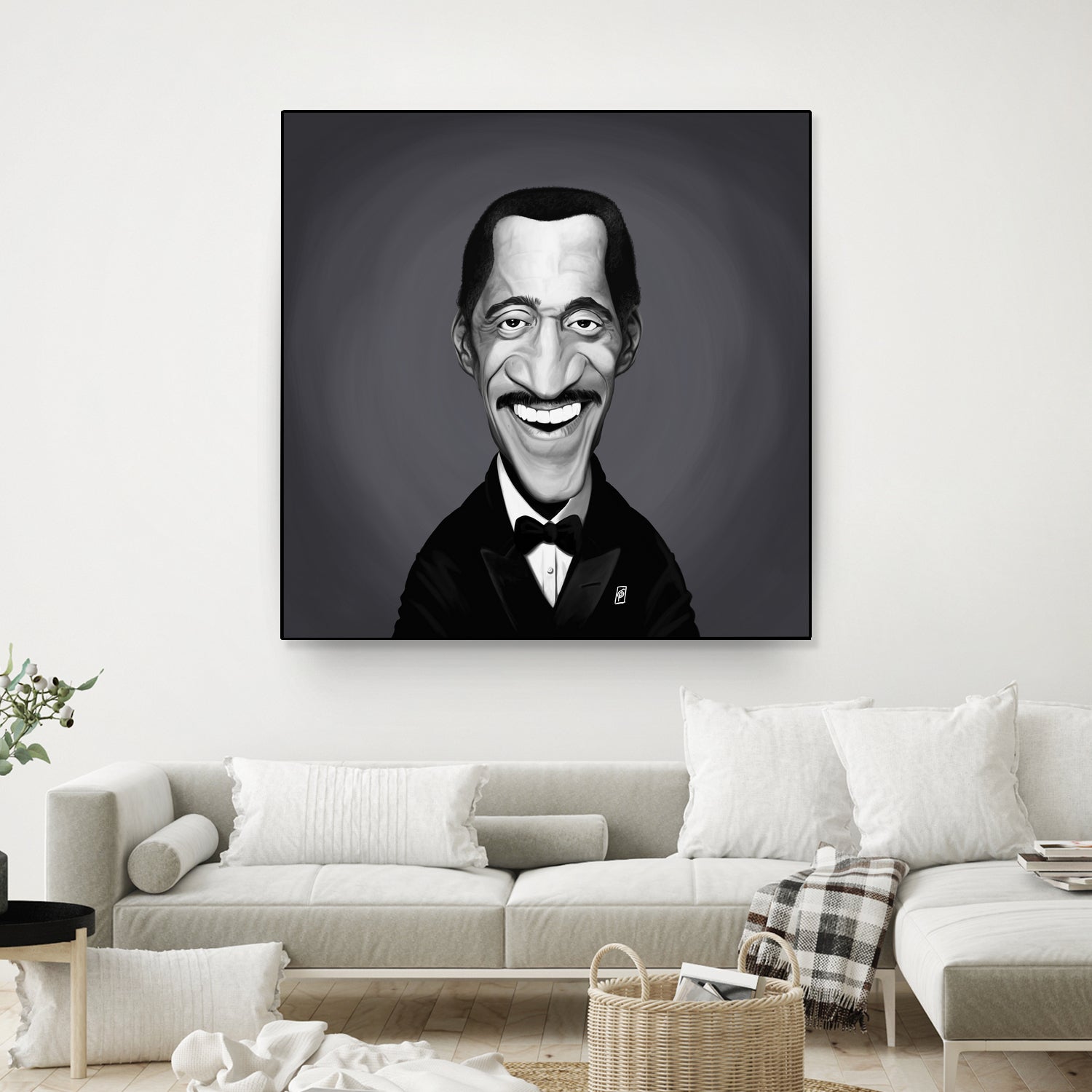 Sammy Davis Jnr by Rob Snow on GIANT ART - gray digital painting