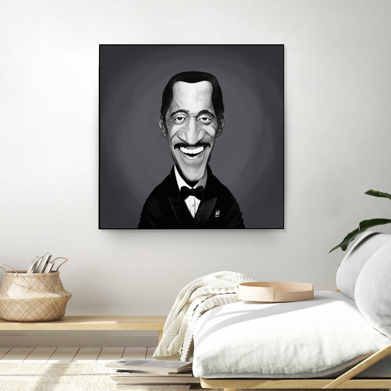 Sammy Davis Jnr by Rob Snow on GIANT ART - gray digital painting