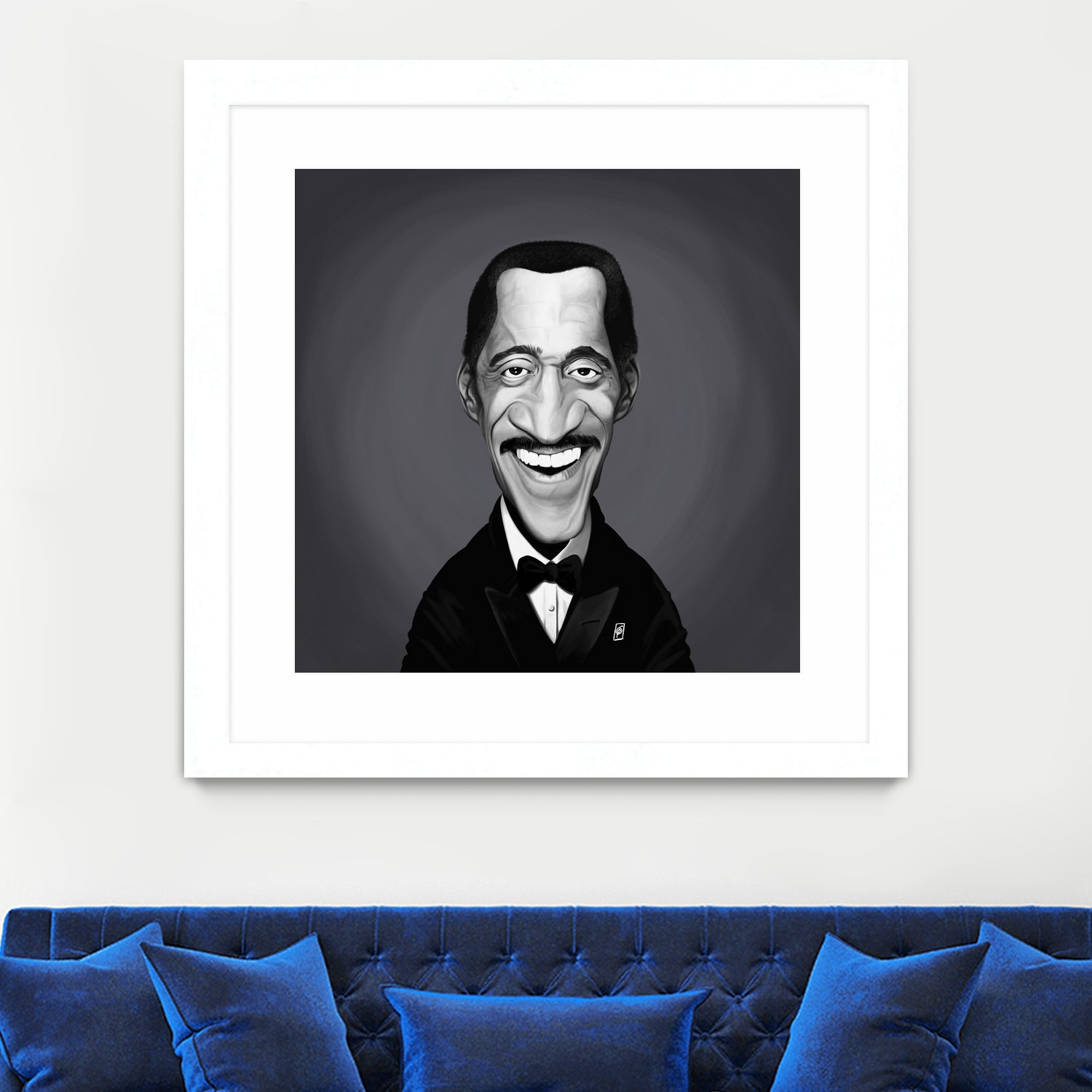 Sammy Davis Jnr by Rob Snow on GIANT ART - gray digital painting