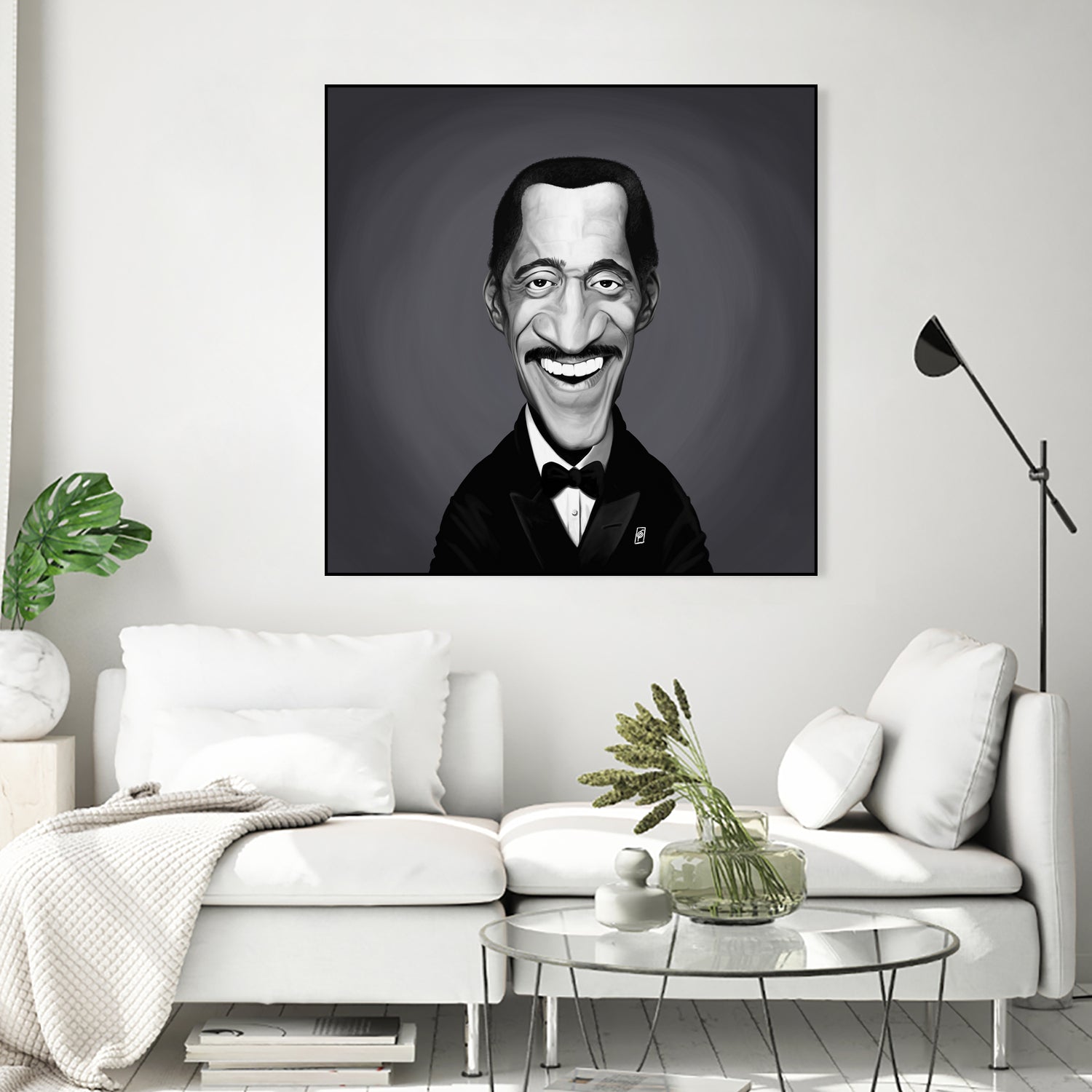 Sammy Davis Jnr by Rob Snow on GIANT ART - gray digital painting