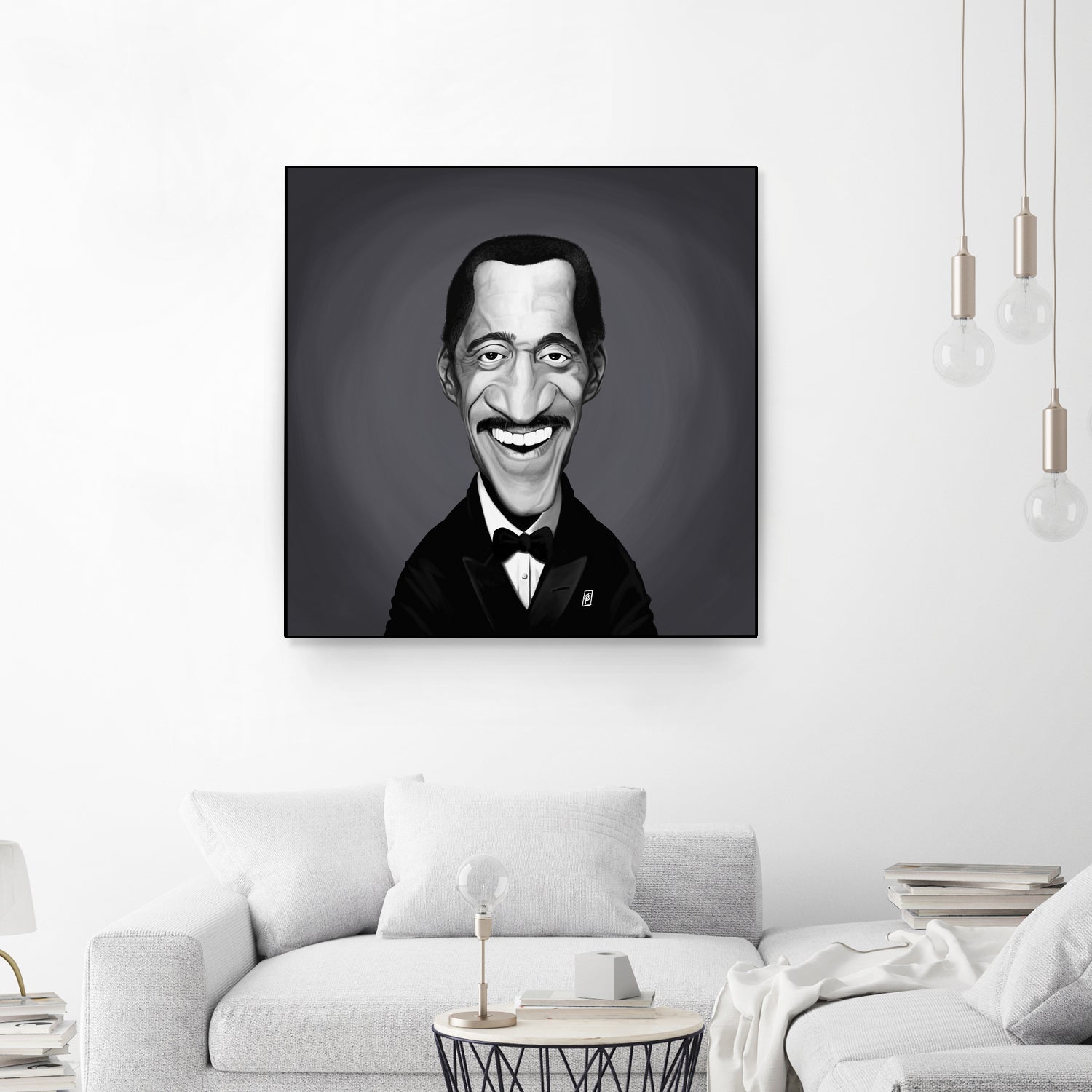 Sammy Davis Jnr by Rob Snow on GIANT ART - gray digital painting