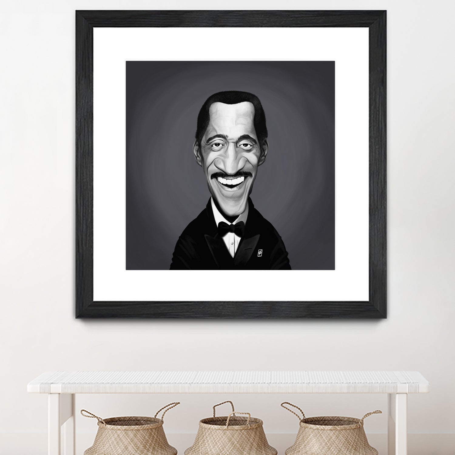 Sammy Davis Jnr by Rob Snow on GIANT ART - gray digital painting