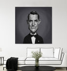 Cary Grant by Rob Snow on GIANT ART - gray digital painting