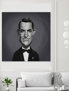 Cary Grant by Rob Snow on GIANT ART - gray digital painting