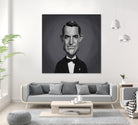 Cary Grant by Rob Snow on GIANT ART - gray digital painting