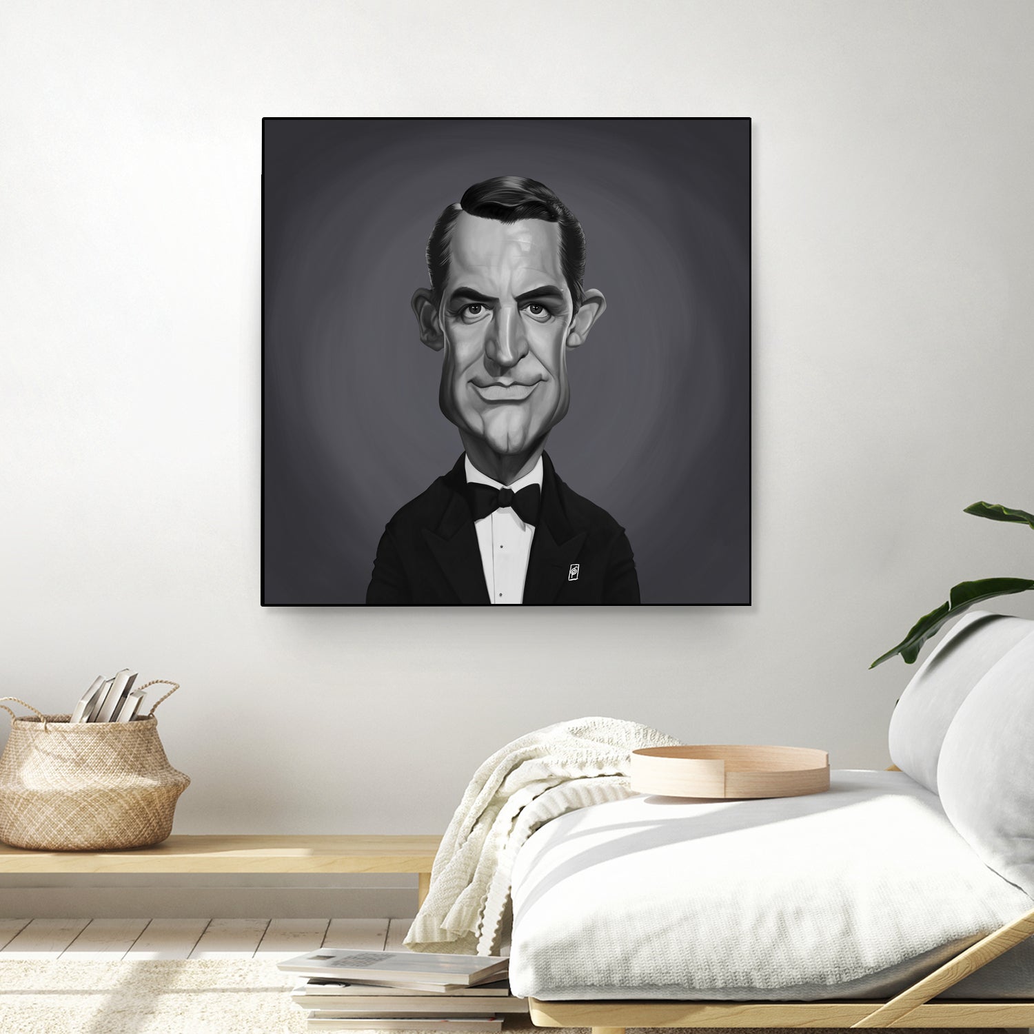 Cary Grant by Rob Snow on GIANT ART - gray digital painting