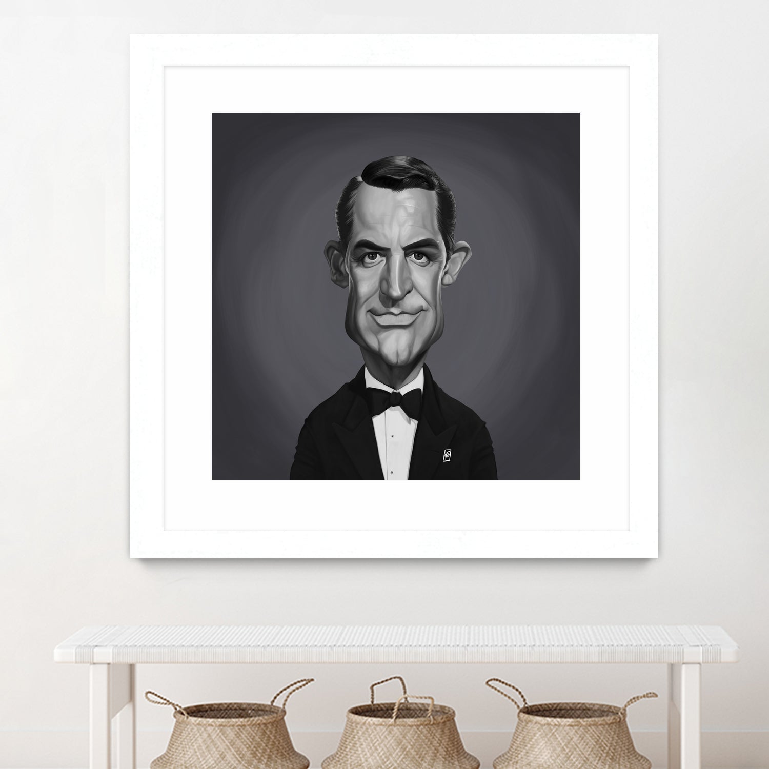 Cary Grant by Rob Snow on GIANT ART - gray digital painting