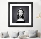 Lauren Bacall by Rob Snow on GIANT ART - gray digital painting