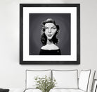 Lauren Bacall by Rob Snow on GIANT ART - gray digital painting